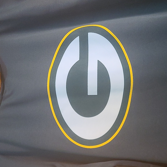 Boys Green Bay Packers Hooded Sweatshirt,  sx XL 16/18 - Picture 2 of 6